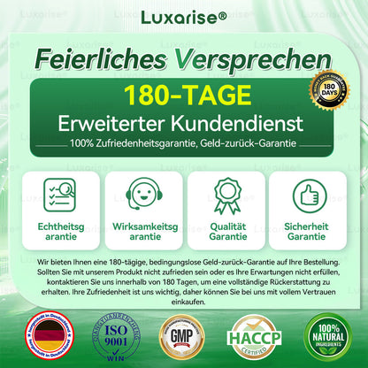 Nur noch 10 Boxen verfügbar! Extra 40 % Rabatt! Luxarise® ist ärztlich getestet & bewährt – 4–7 Boxen reichen für einen gesunden Körper und langanhaltende Ergebnisse. Wenn weg, dann erst wieder nächstes Jahr!
